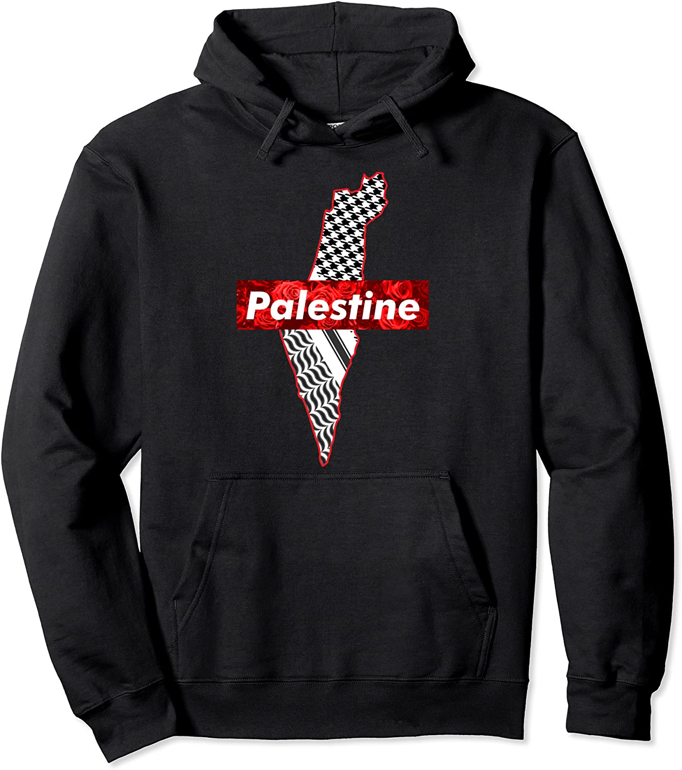 Palestine Free Palestine Free Gaza Palestine Flag Arabic Pullover Hoodie