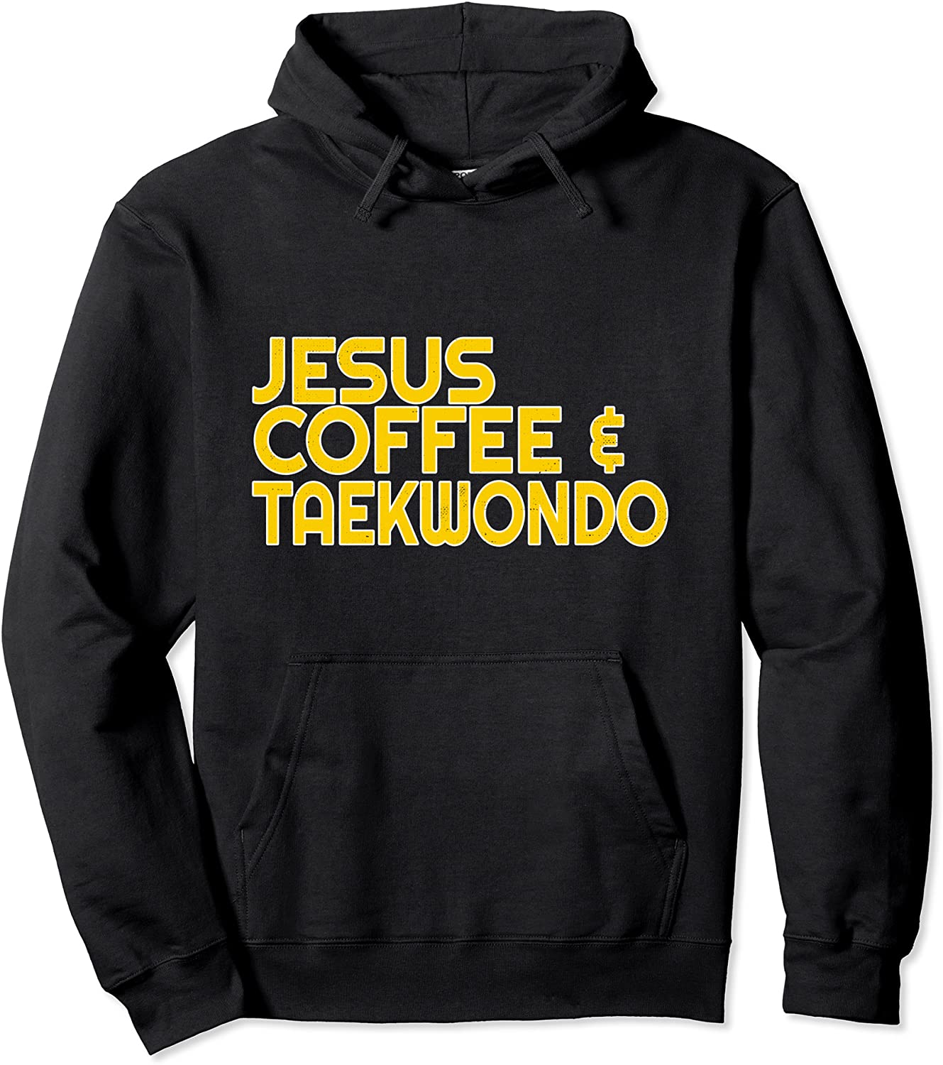 I Love Jesus Coffee Taekwondo Hoodie Tae Kwon Do Master