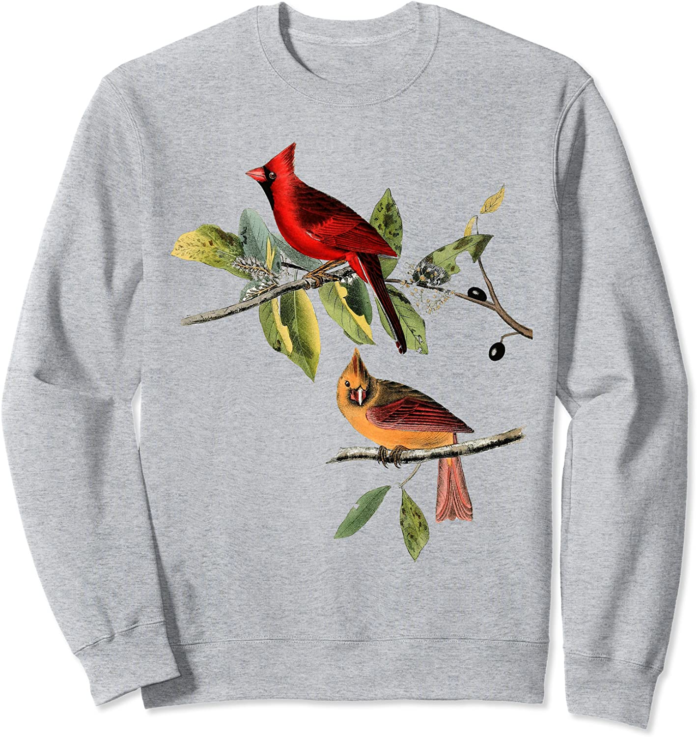 Red Cardinal Bird Male Female Gift for cardinal bird lovers Sweatshirt