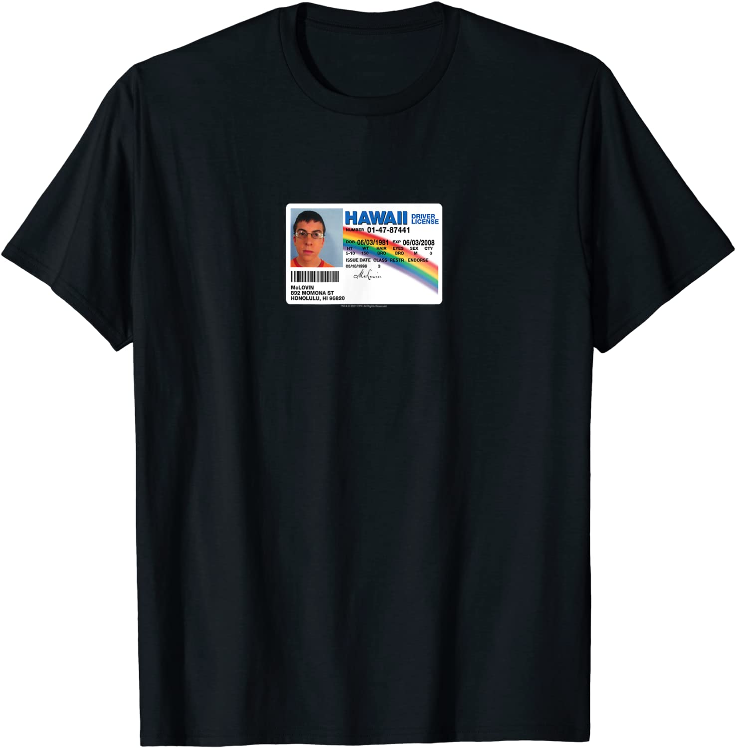 Superbad McLovin ID T-Shirt
