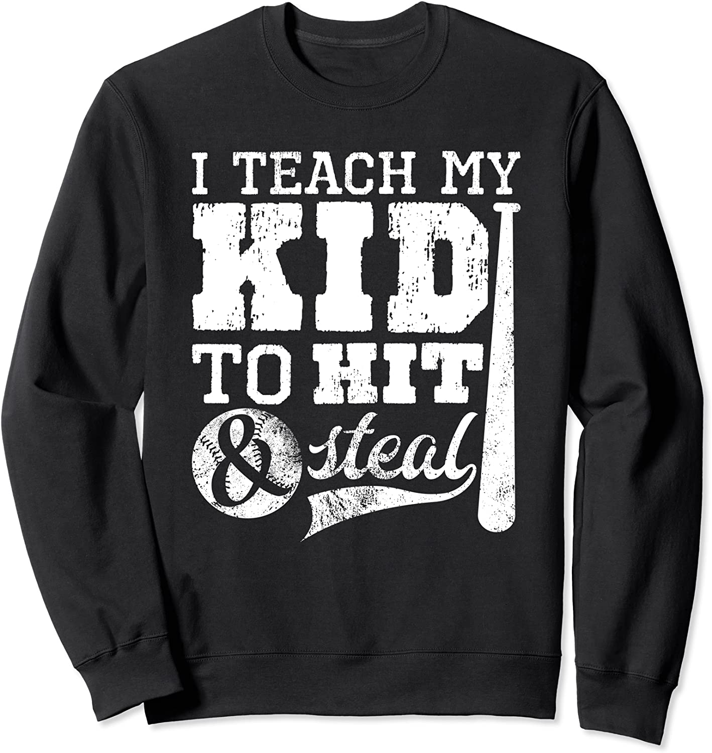 Baseball Mom Shirts I Teach My Kid to Hit and Steal Shirt