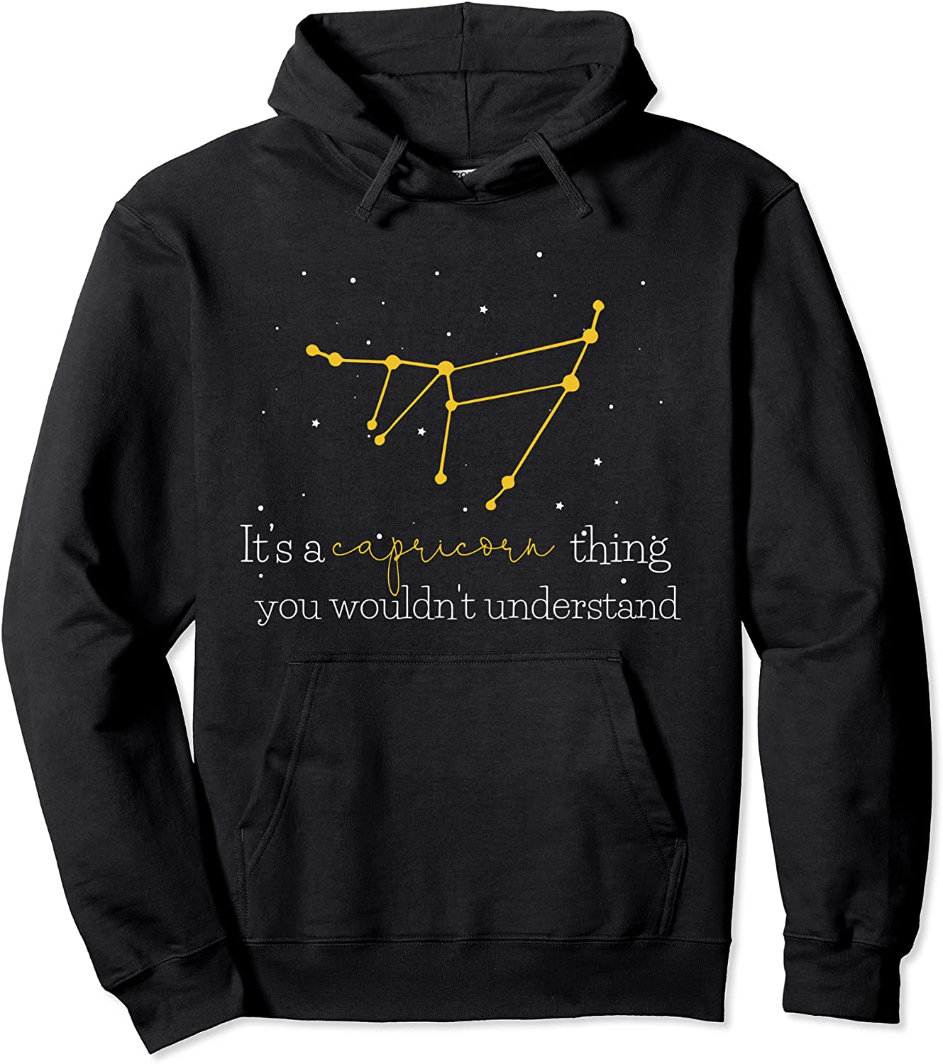 Funny Horoscope Capricorn Astrology Zodiac Sign Pullover Hoodie