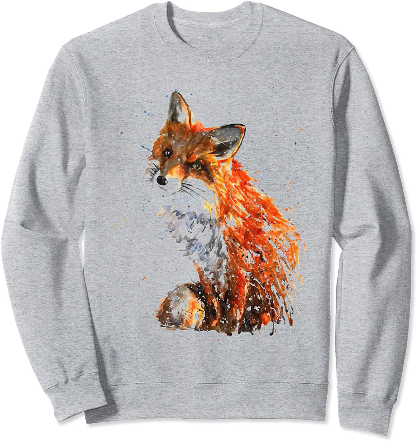 Fox Hand painted Fox Sweatshirt