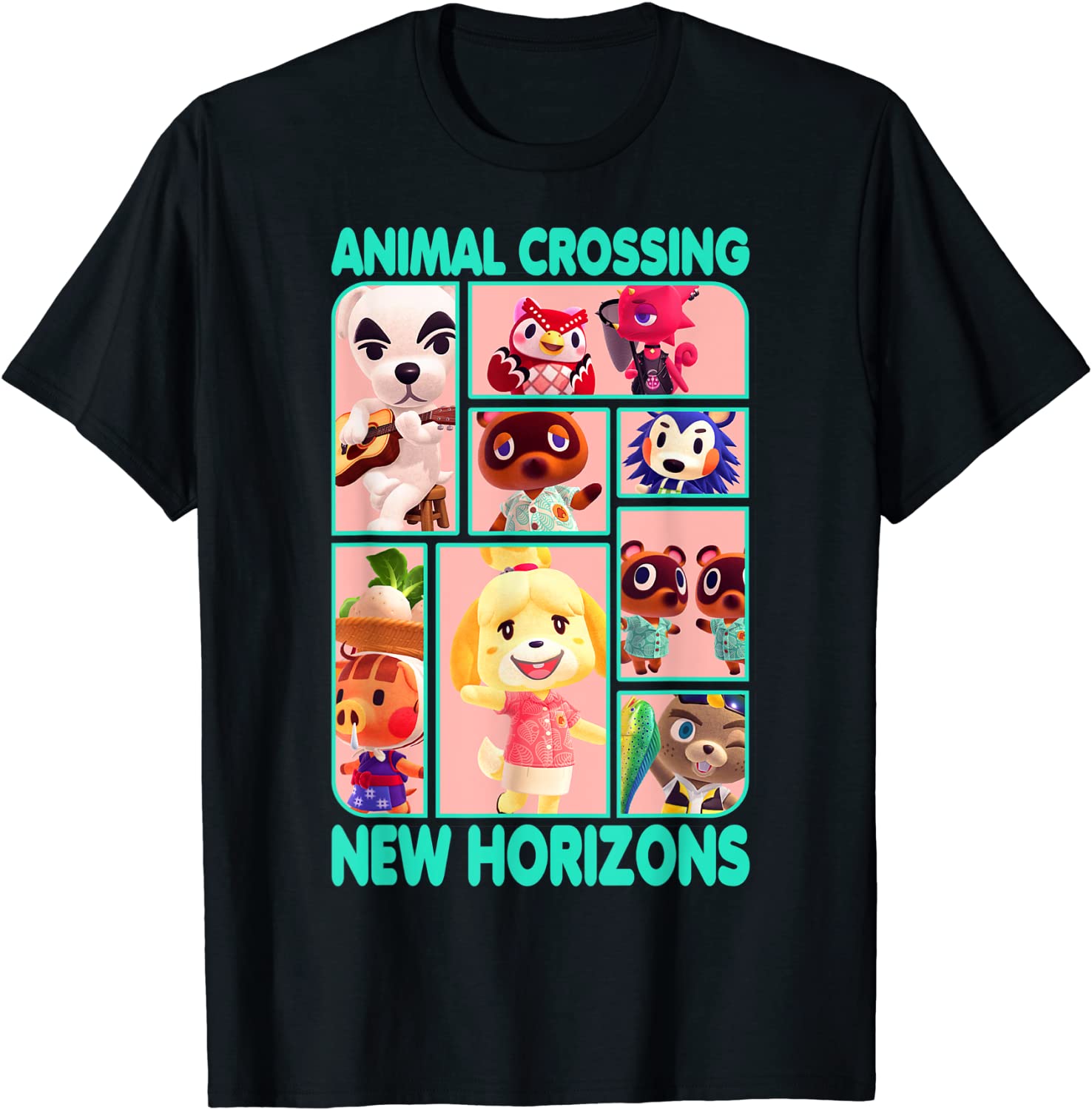 Animal Crossing New Horizons Group Box Up T-Shirt