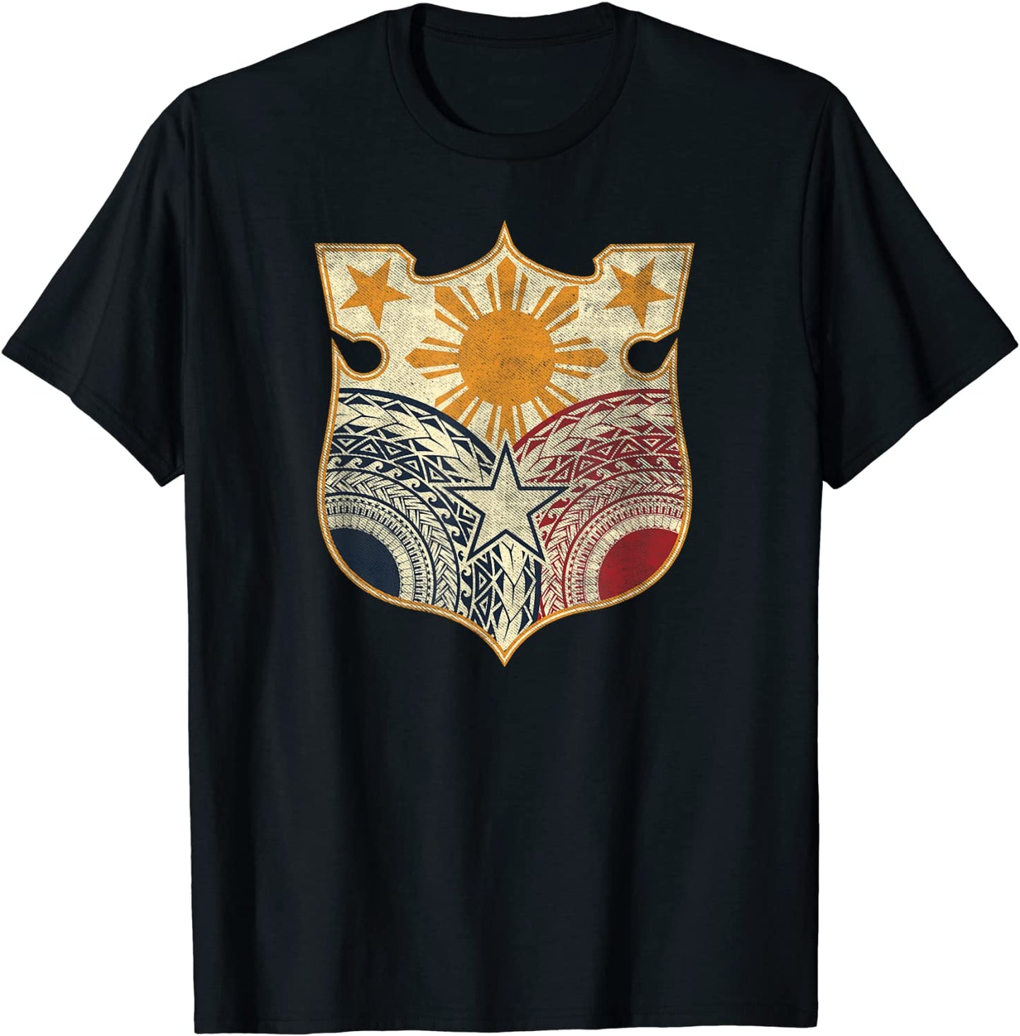 Vintage Filipino flag shirt - Filipino Heritage t shirt T-Shirt