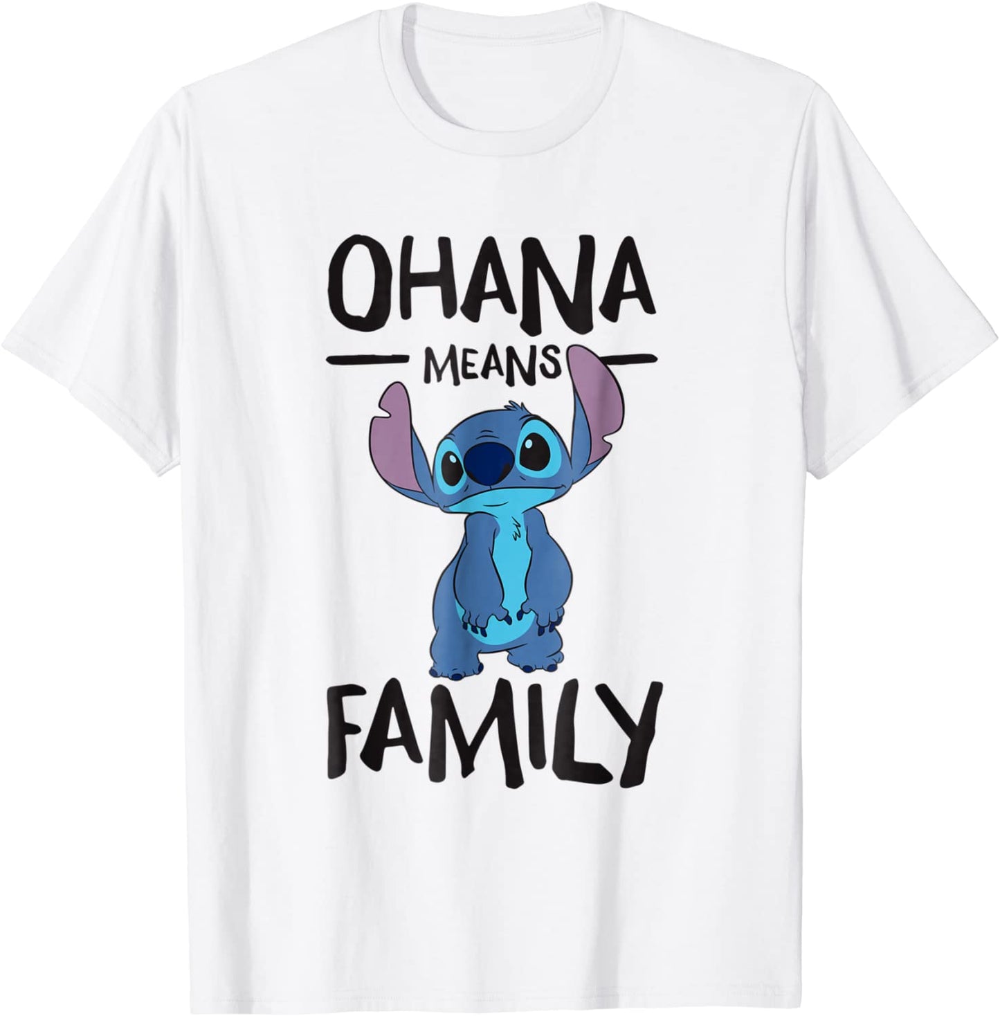 Disney Ohana Means Family Stitch T Shirt