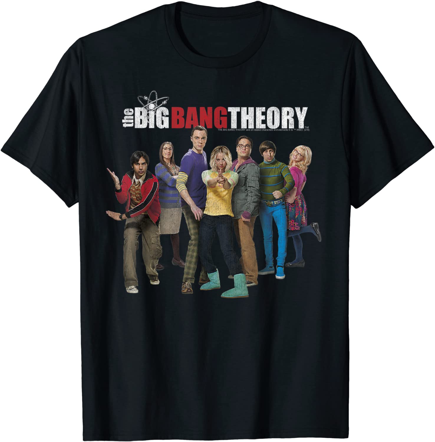 The Big Bang Theory Group Shot Logo T-Shirt