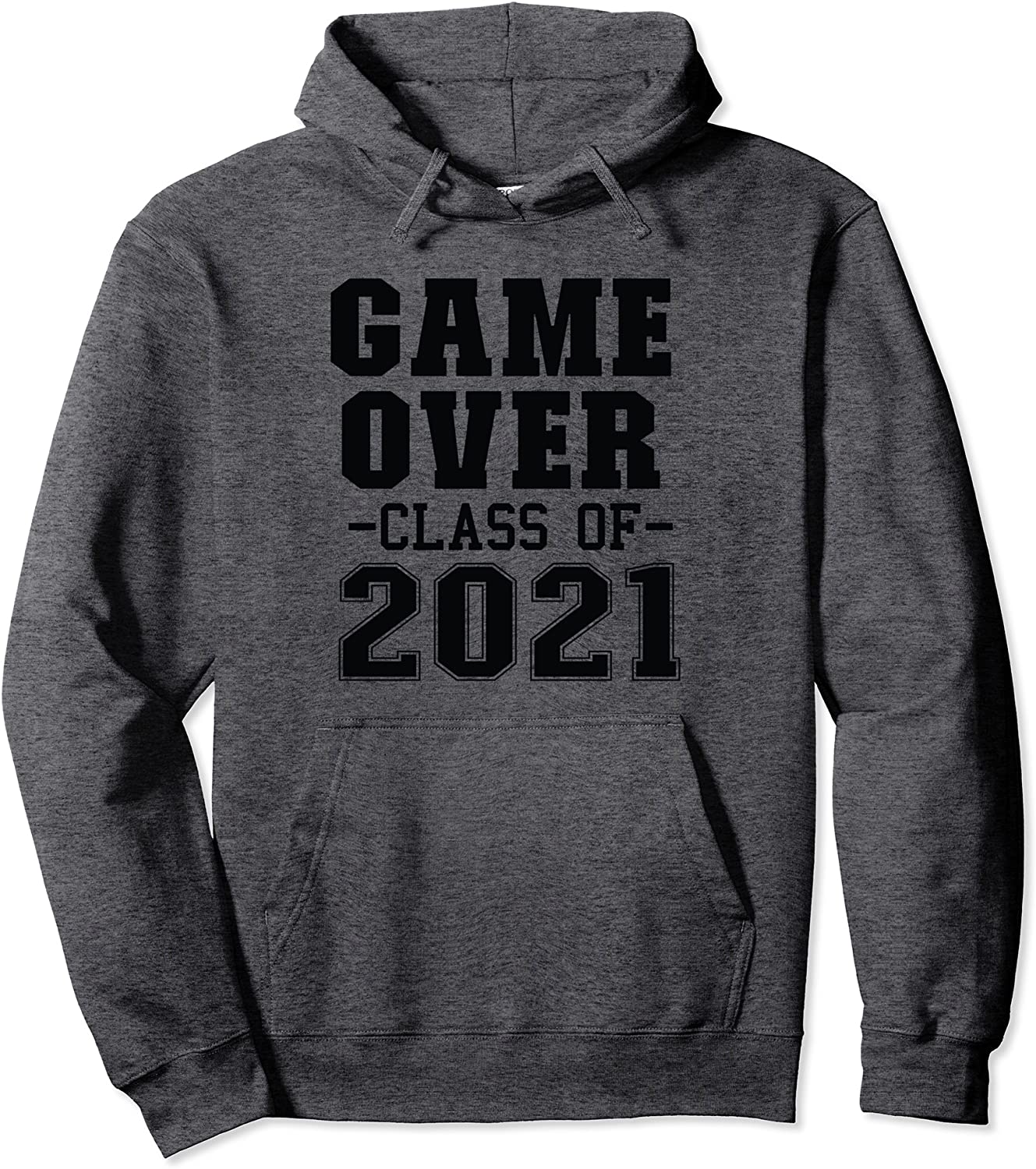 Vintage Class of 2021 Retro Senior Game Graduation Pullover Hoodie