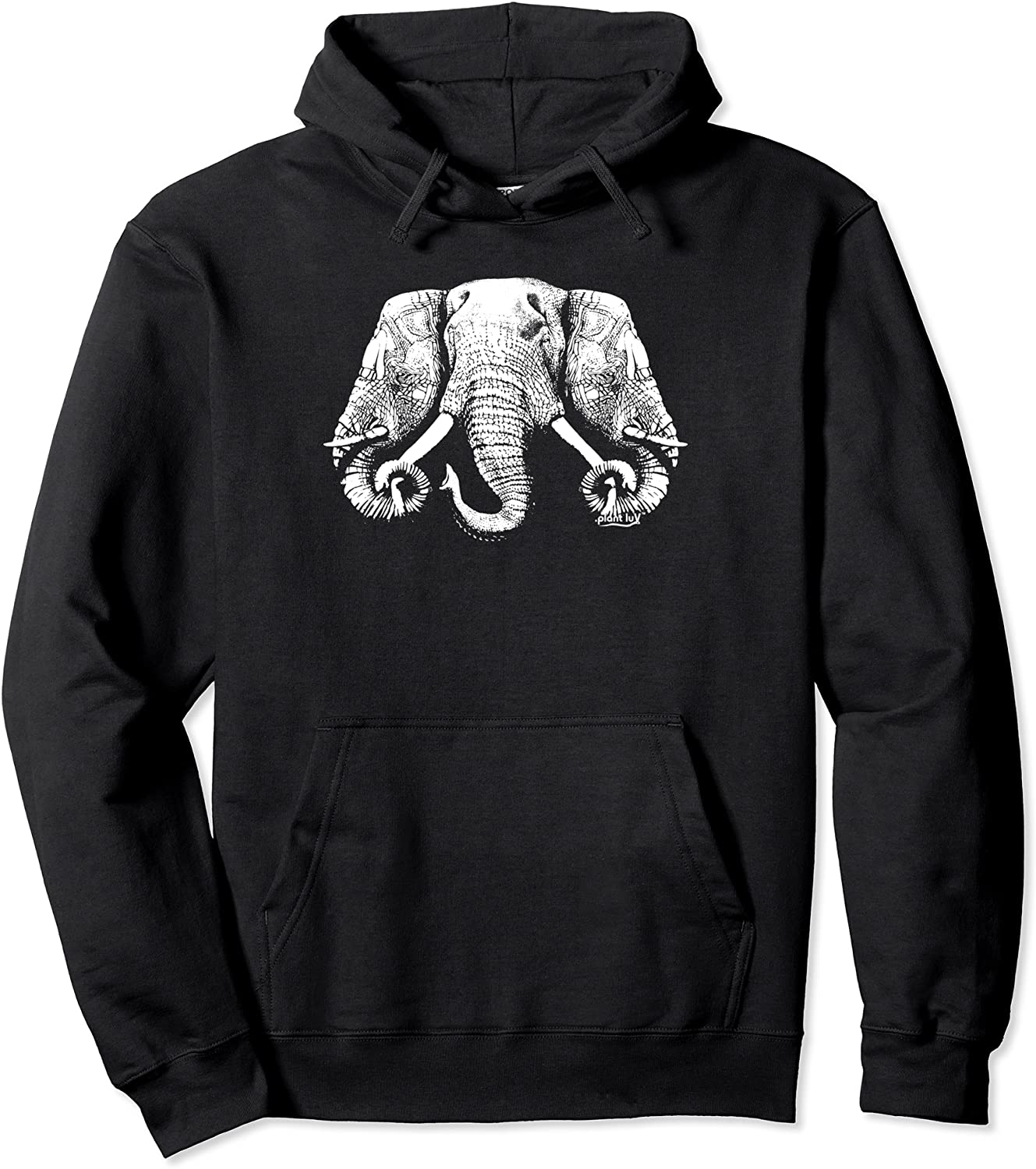 3 Headed Elephant Design - LAO Flag - Kingdom of Laos Pullover Hoodie