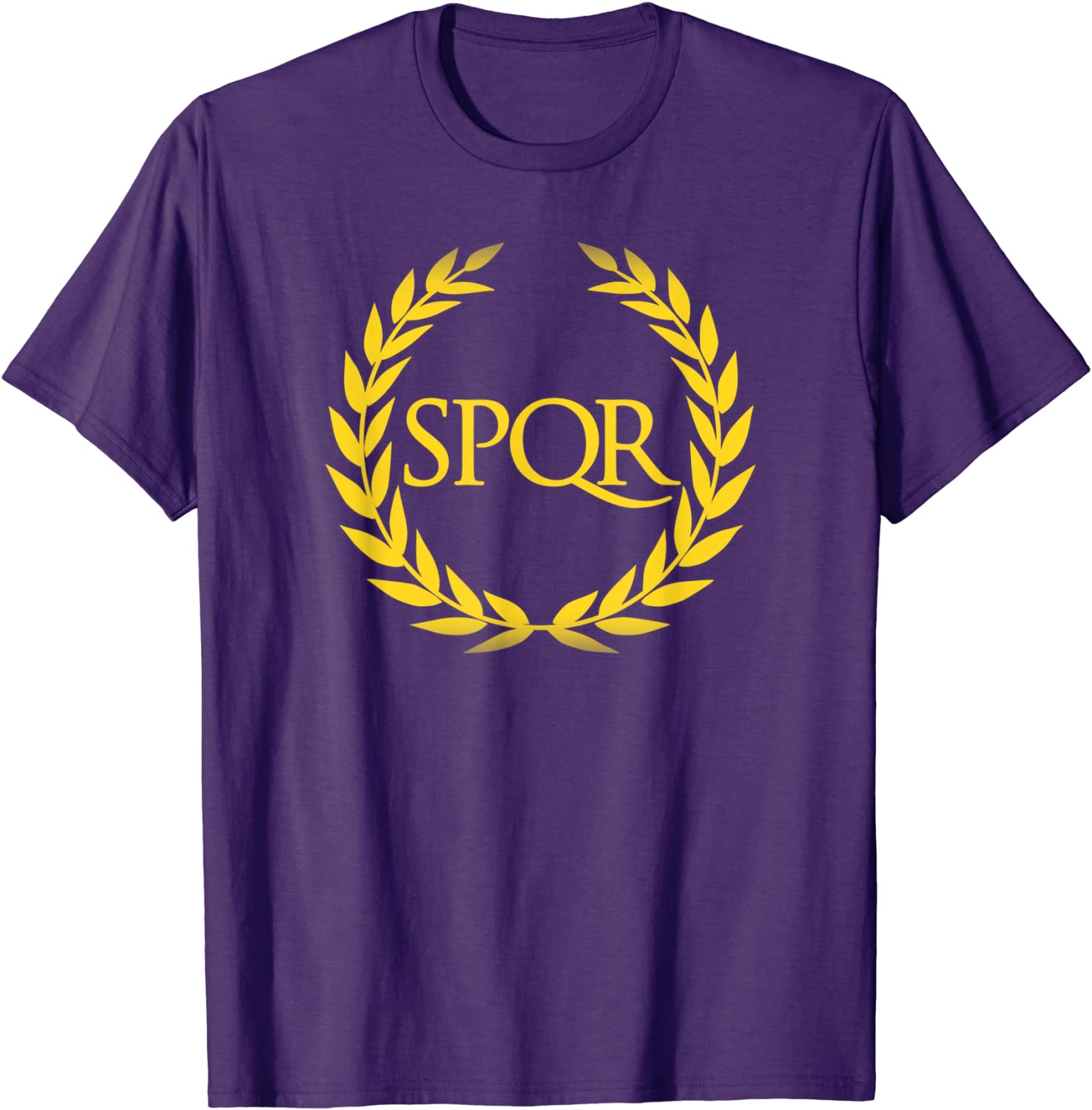 SPQR Shirt Purple I Senatus Populus Que Romanus T-Shirt