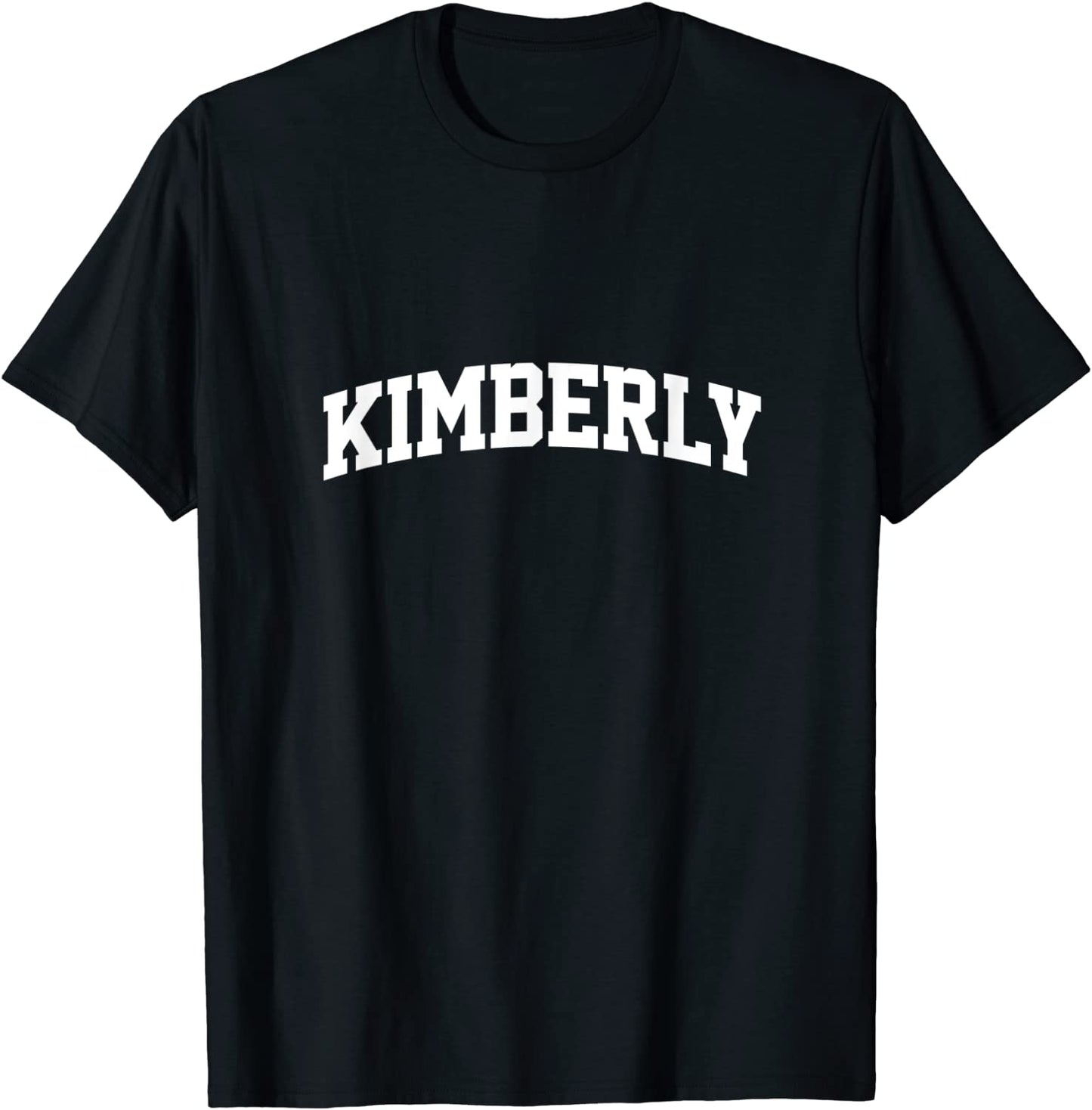 Kimberly Name Family Vintage Retro Sports Arch T-Shirt