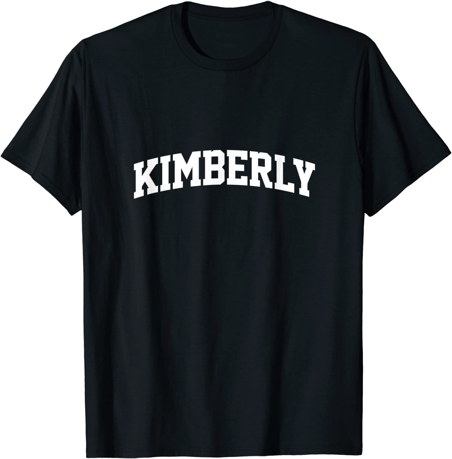 Kimberly Name Family Vintage Retro Sports Arch T-Shirt