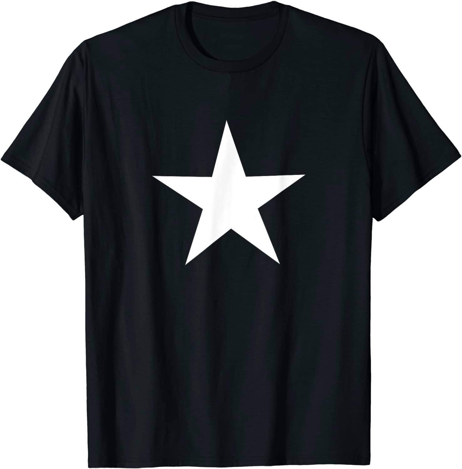 White Star on Front T-Shirt T-Shirt