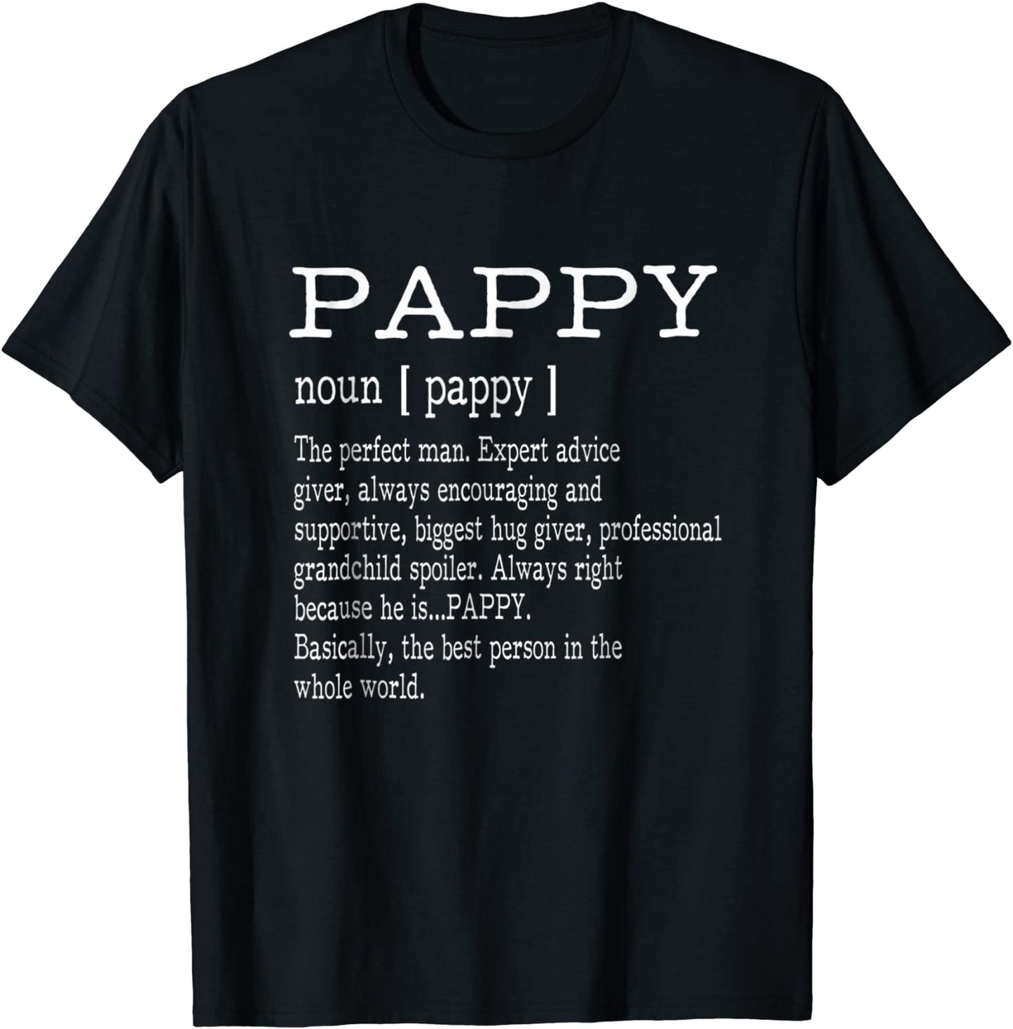 Pappy Definition Grandpa Fathers Day Gifts - Men T-Shirt