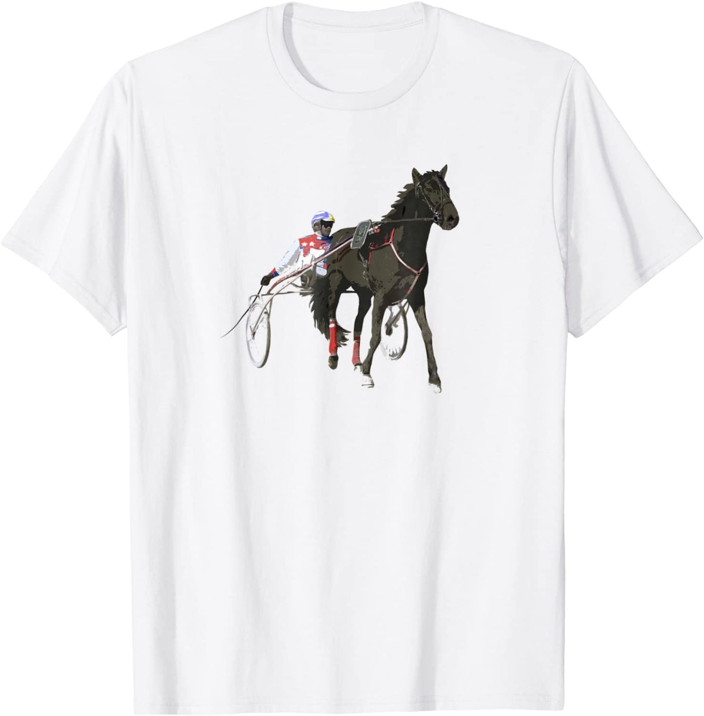 Sports Horse Race Harness Racing T-shirt