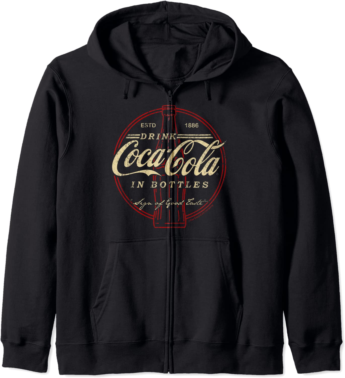 Coca-Cola Drink In Bottles Vintage Logo Hoodie