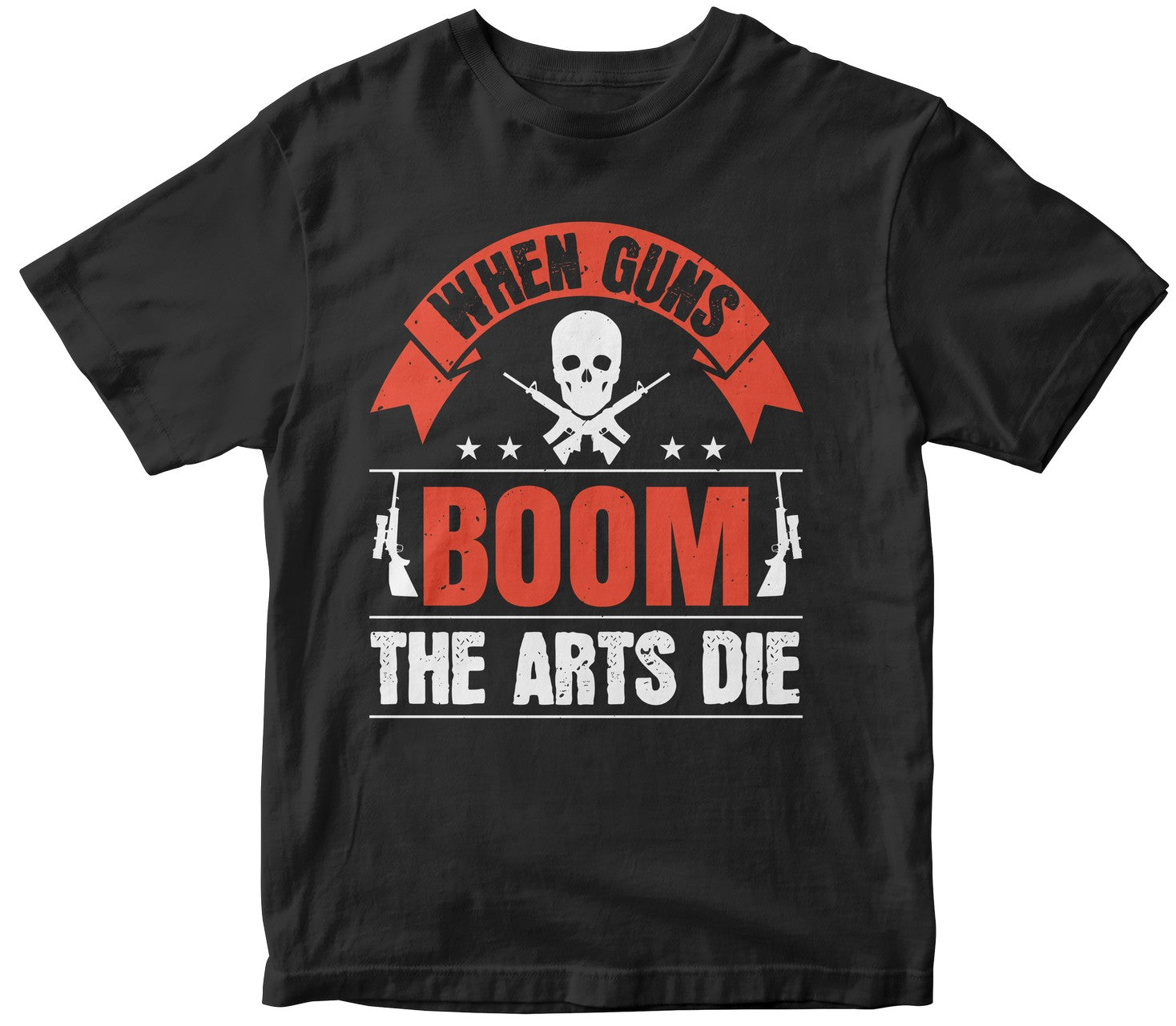 When Guns Boom, The Arts Die