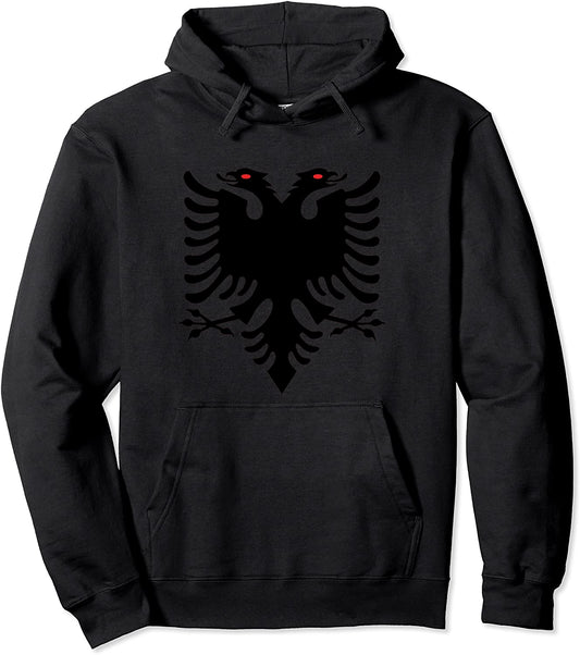 Albanian Double Eagle National Emblem Pullover Hoodie