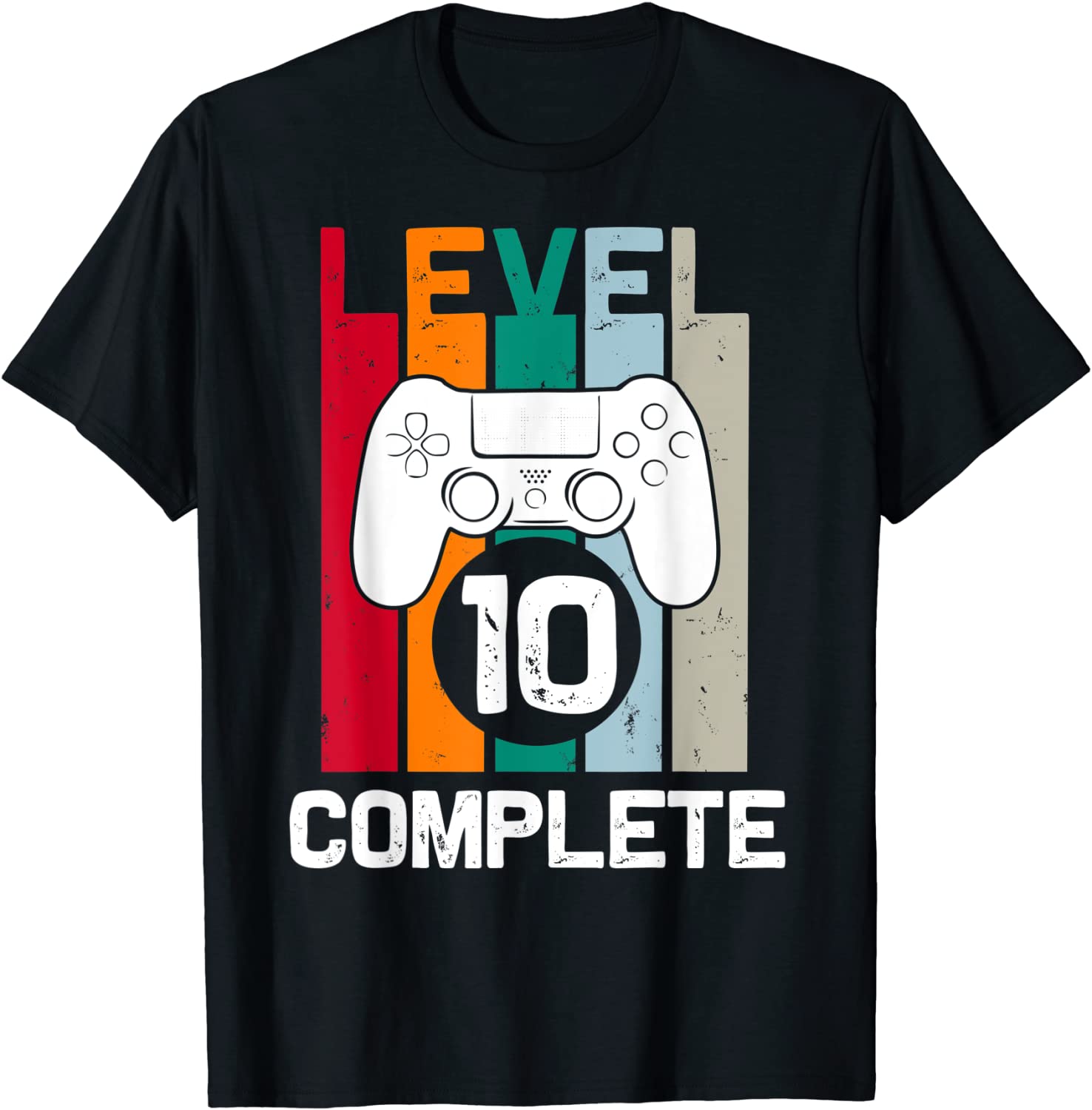 Level 10 Complete 10th Year Anniversary Wedding Gift for Him T-Shirt