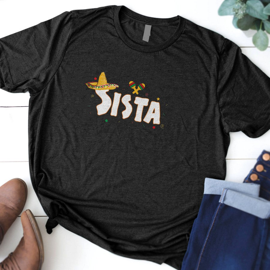 Fiesta Mexican Party Funny Cinco De Mayo Sista Sister Shirt T-Shirt