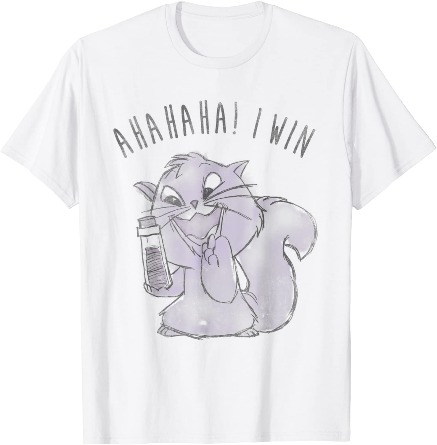 Disney Emperors New Groove Yzma Cat Ahaha I Win T-Shirt