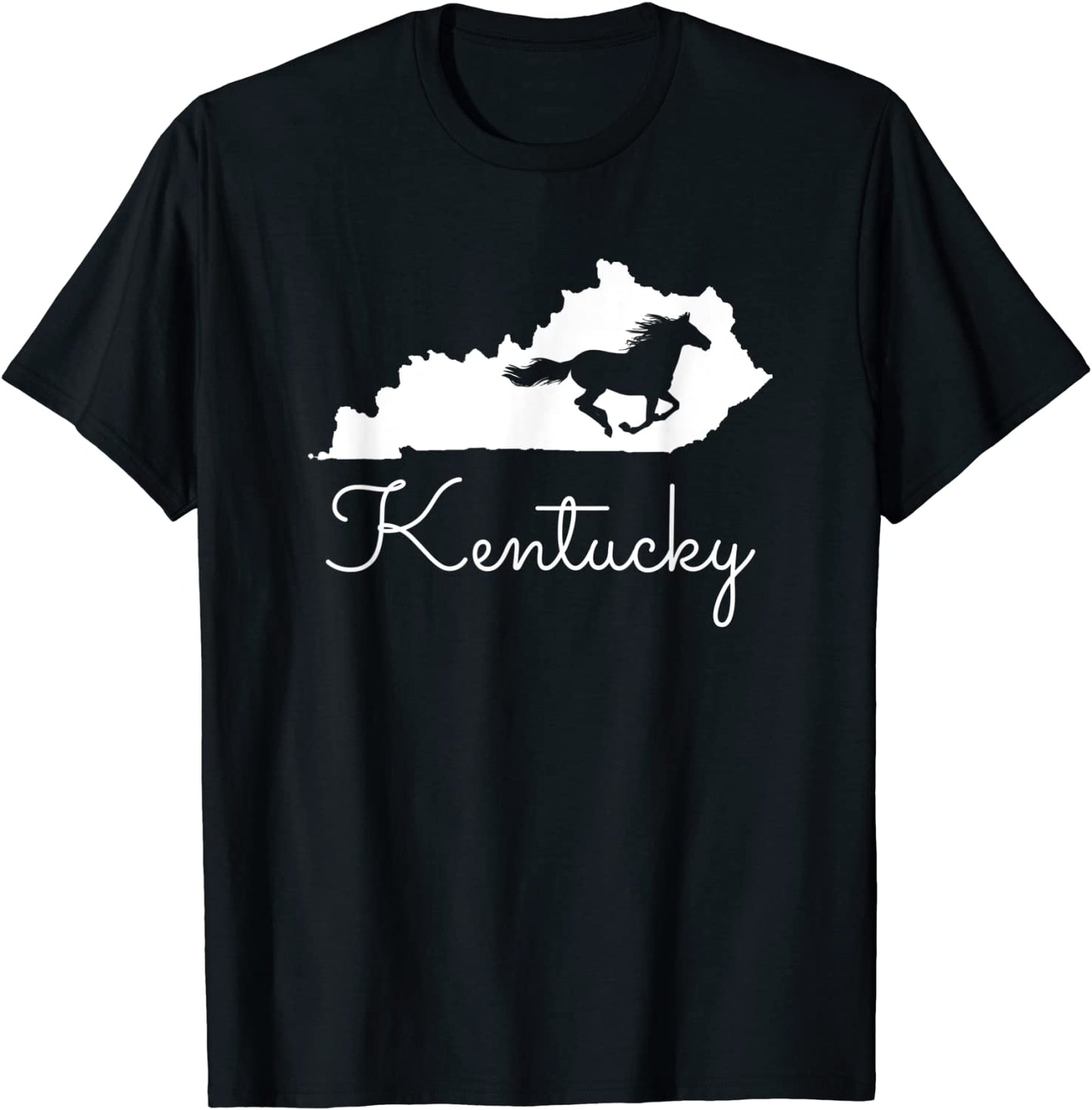 Kentucky Horse Map State Shirt