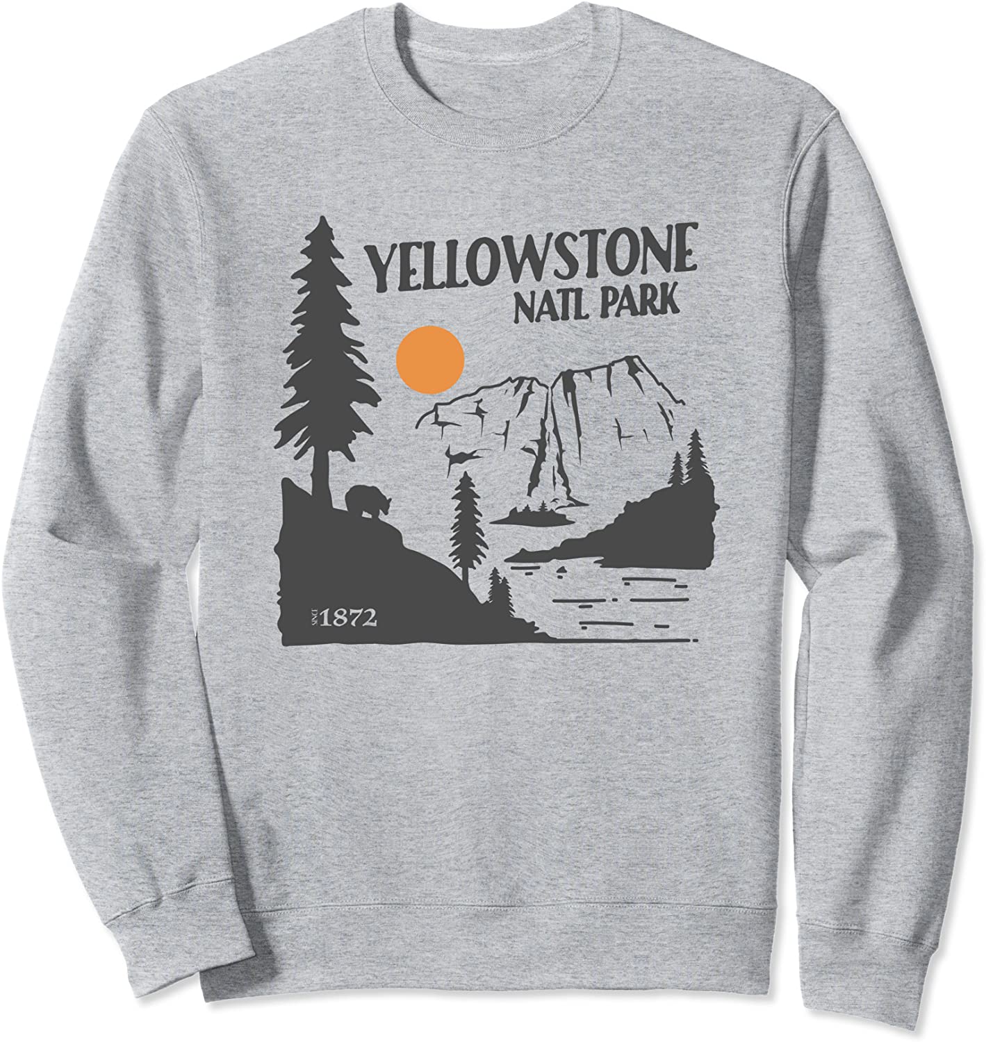 Yellowstone National Park Vintage Mens Womens Souvenir Gift Sweatshirt
