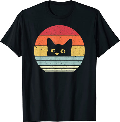Cat Shirt Retro Style T-Shirt