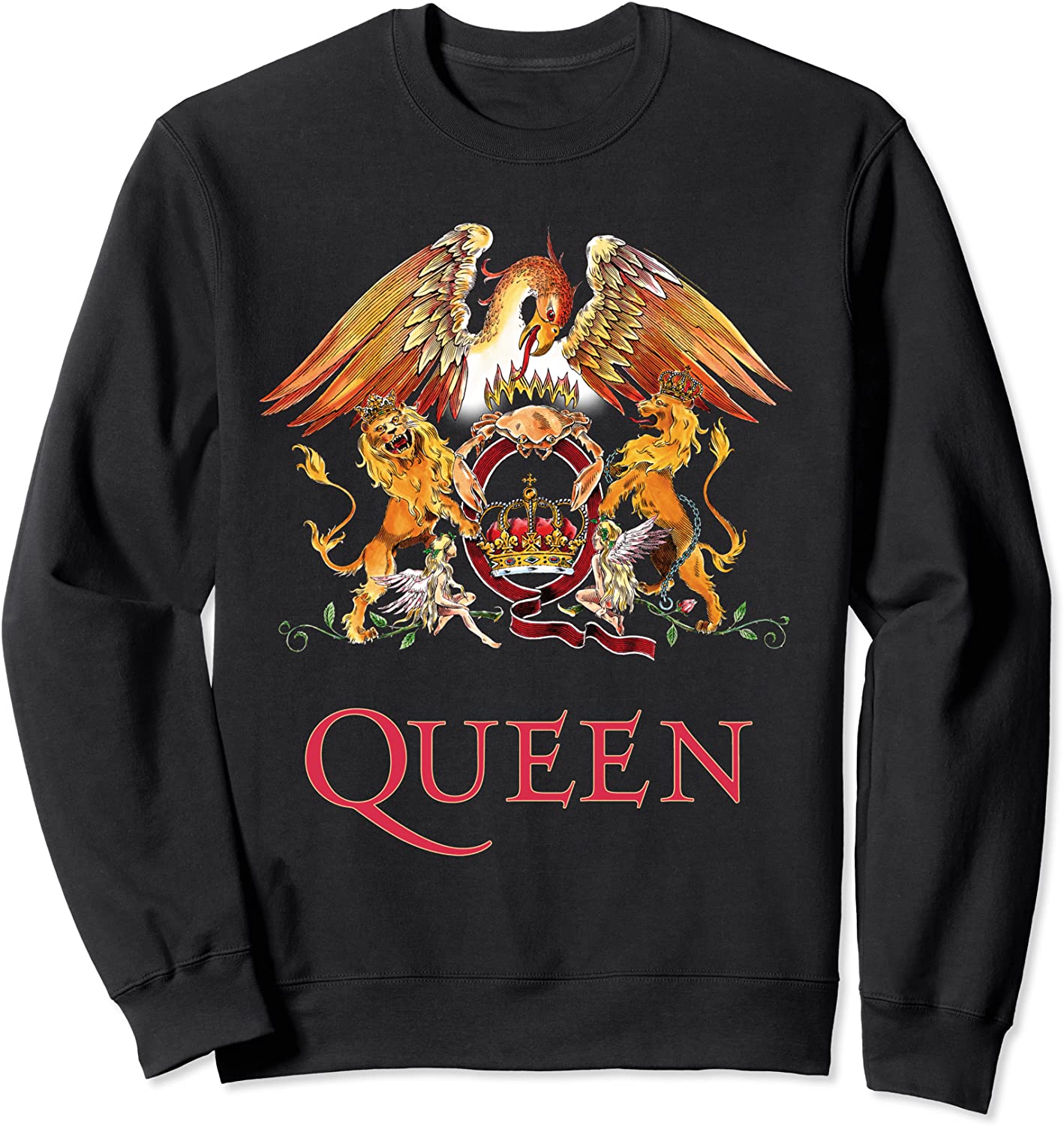 Queen Official Classic Crest Sweatshirt