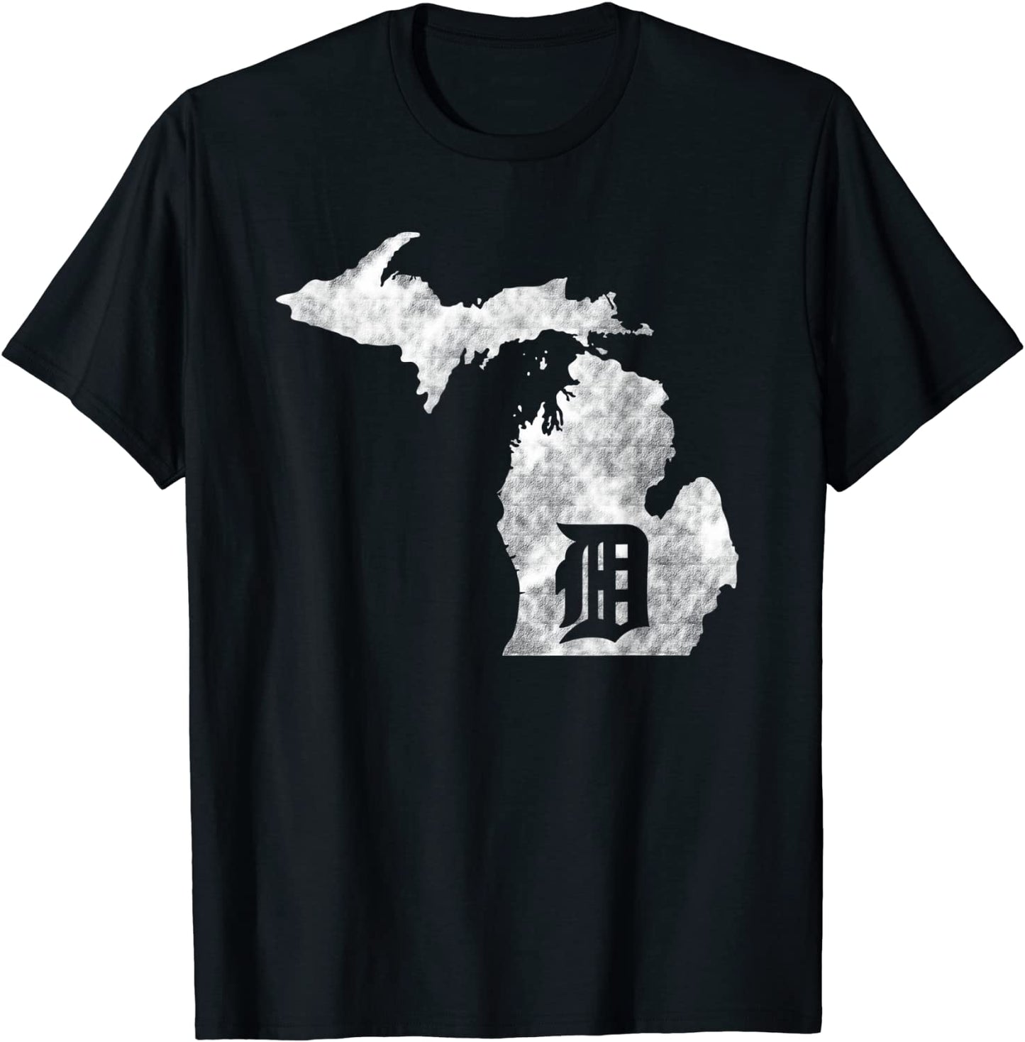 Detroit Michigan - Motor City Midwest D Mitten T-Shirt