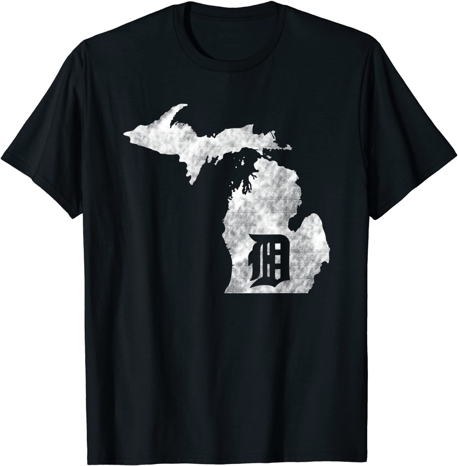 Detroit Michigan - Motor City Midwest D Mitten T-Shirt
