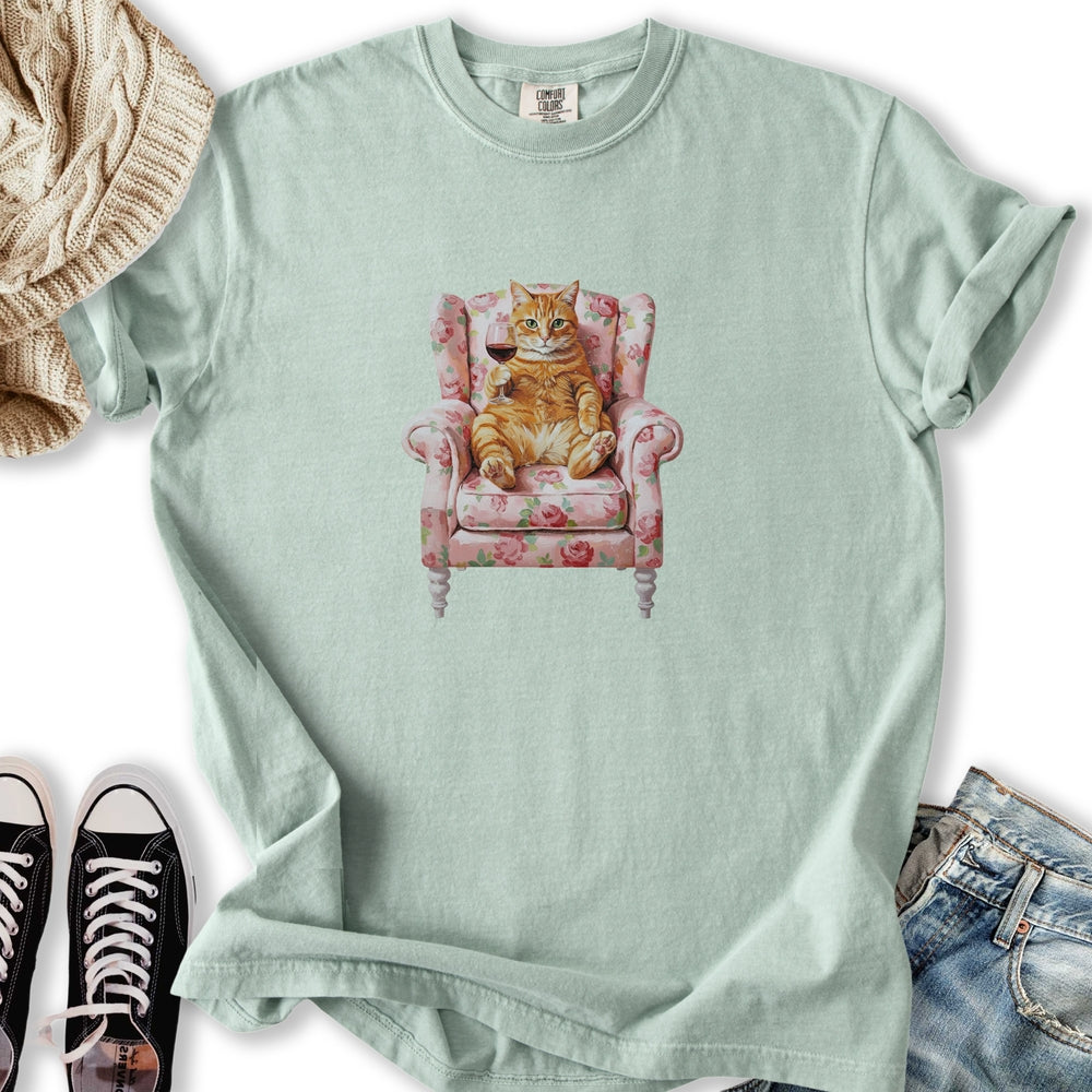 Orange Tabby Chair T Long Sleeve Modern Look