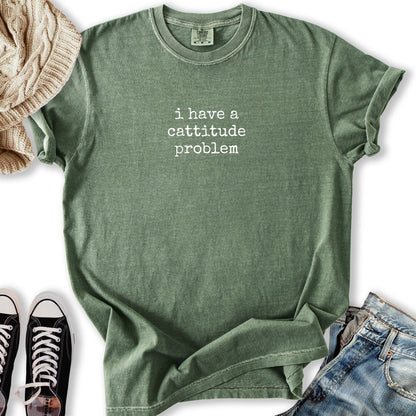 Cattitude Problem T Tank Top Classic Outfit