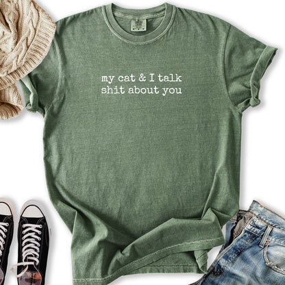 Talk Shit About You T Sweatshirt Vintage Design