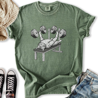 Bench Press Cat T Shirt Trendy Gift