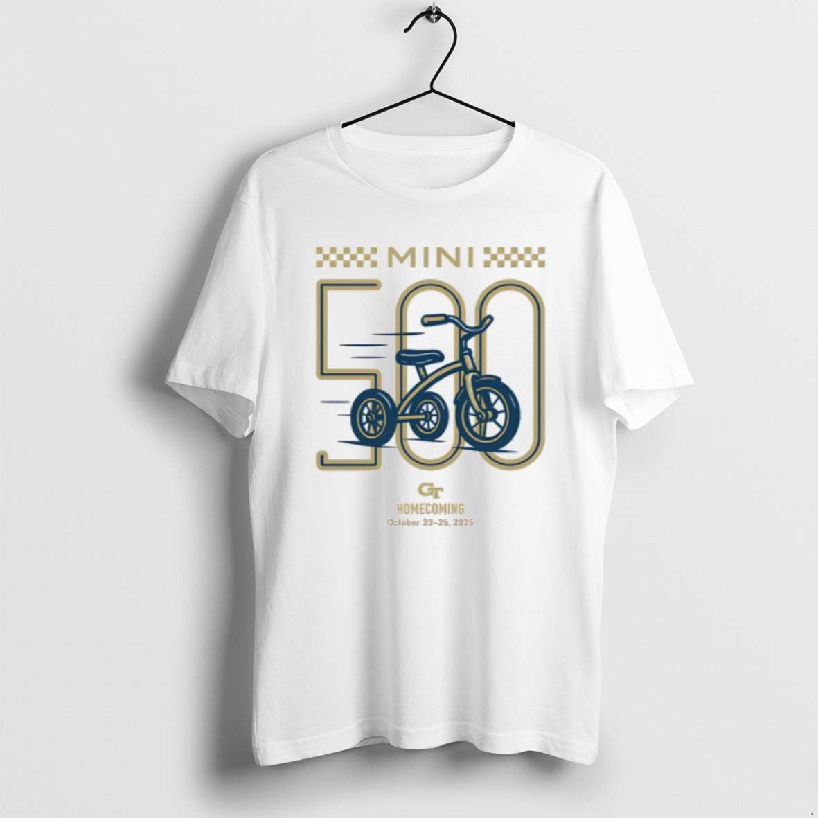 Georgia Tech Mini 500 Homecoming 2025 T Shirts Sweatshirt Classic Art