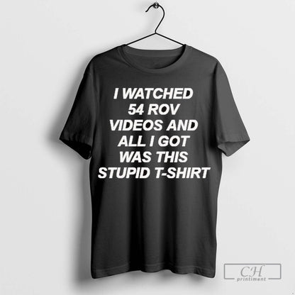 I Watched 54 Rov Videos And All I Got Was This Stpid Tank Top Premium