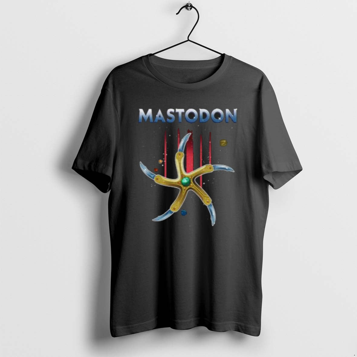Mastodon Five Finger Glaive T Shirts Long Sleeve Vintage Style