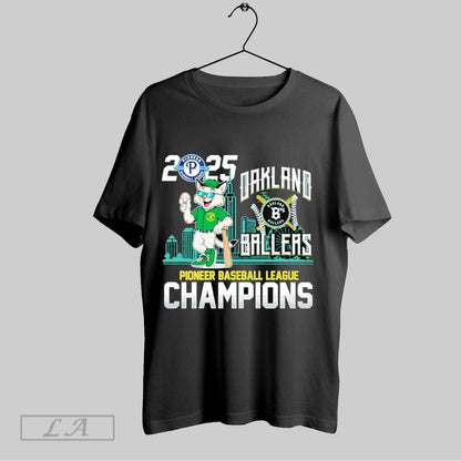 Zoriginal Oakland Ballers 2025 Pbl Champions Players Tee Stylish