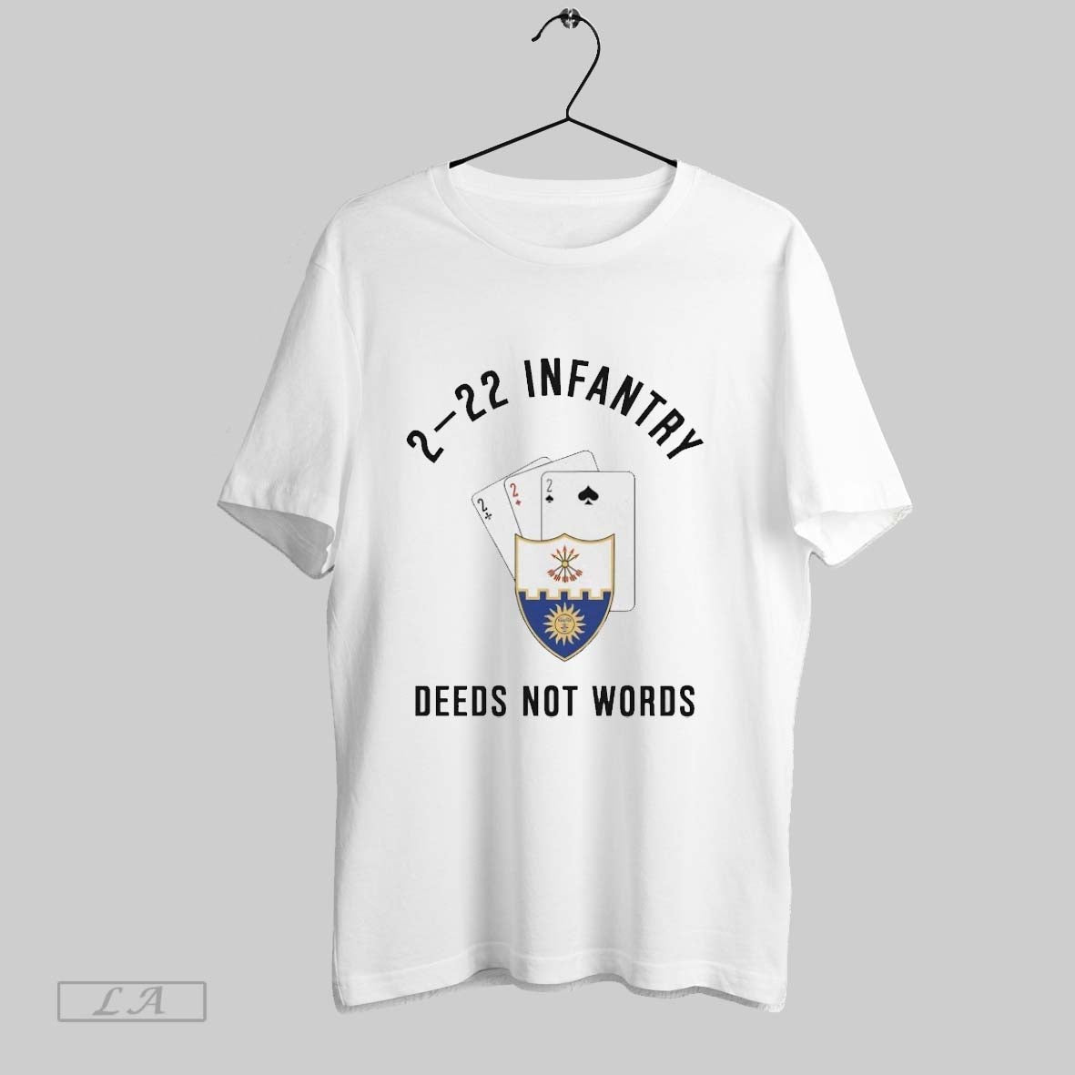 Zoriginal Triple Deuce 2 22 Infantry Deeds Not Words Sweatshirt